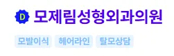 모제림성형외과 모발이식 1